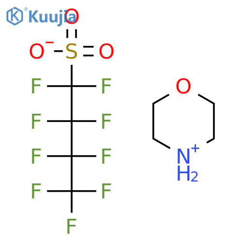 n-morpholinium nonafluorobutanesulfonate structure