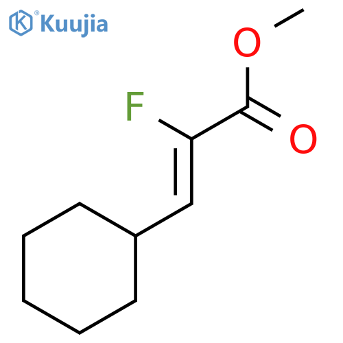 2-PROPENOIC ACID, 3-CYCLOHEXYL-2-FLUORO-, METHYL ESTER, (2Z)- structure