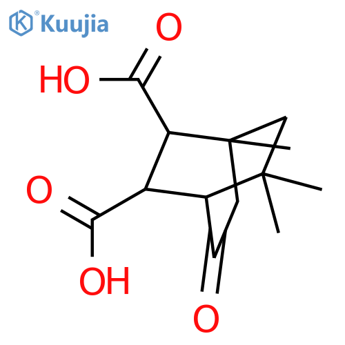 Bicyclo[2.2.2]octane-2,3-dicarboxylicacid, 1,5,5-trimethyl-8-oxo-, (1a,2b,3b,4a)- (9CI) structure