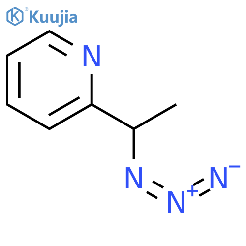 Pyridine, 2-(1-azidoethyl)- structure