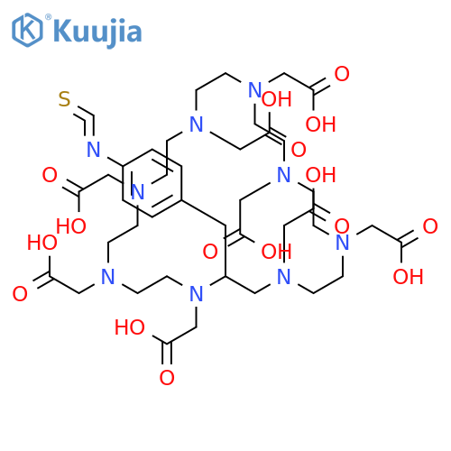 1,4,7,10,13,16,19,22-OCTAAZACYCLOTETRACOSANE-1,4,7,10,13,16,19,22-OCTAACETIC ACID, 2-[(4-ISOTHIOCYANATOPHENYL)METHYL]- structure