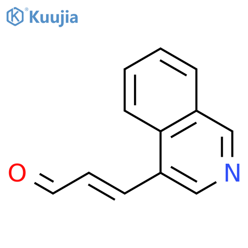 2-Propenal, 3-(4-isoquinolinyl)-, (2E)- structure