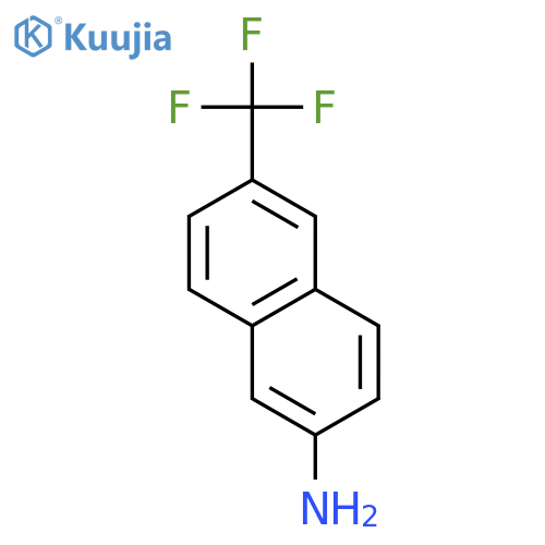 2-NAPHTHALENAMINE, 6-(TRIFLUOROMETHYL)- structure