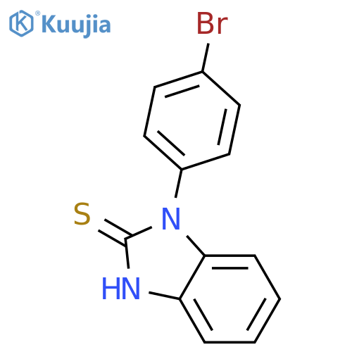 2H-Benzimidazole-2-thione, 1-(4-bromophenyl)-1,3-dihydro- structure