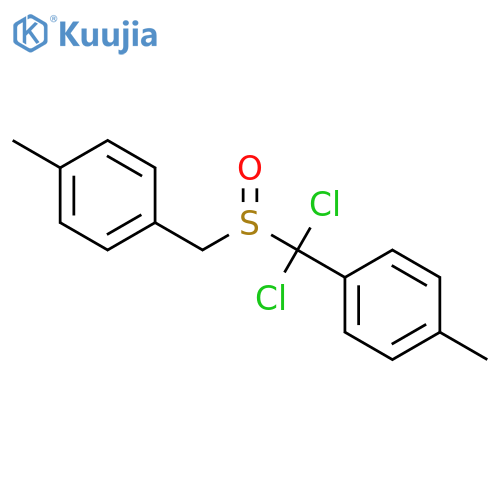 1-{dichloro[(4-methylbenzyl)sulfinyl]methyl}-4-methylbenzene structure