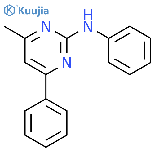 2-Pyrimidinamine, 4-methyl-N,6-diphenyl- structure