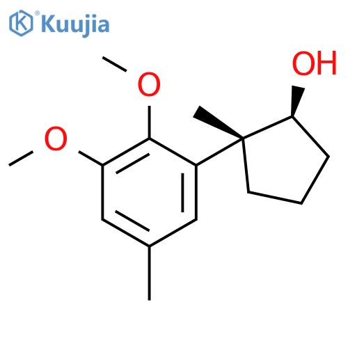CYCLOPENTANOL, 2-(2,3-DIMETHOXY-5-METHYLPHENYL)-2-METHYL-, (1S,2R)- structure