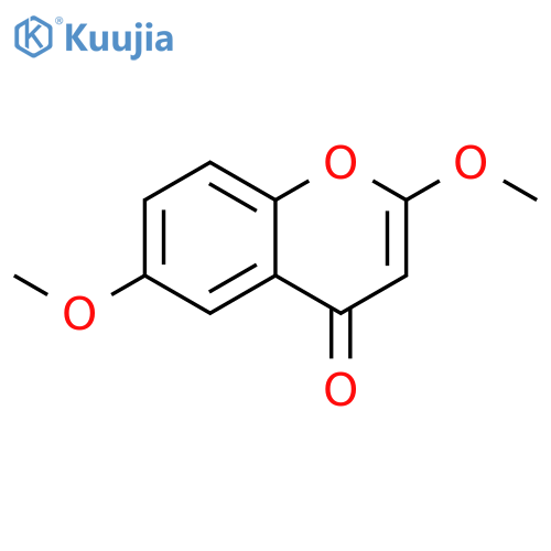 4H-1-Benzopyran-4-one, 2,6-dimethoxy- structure
