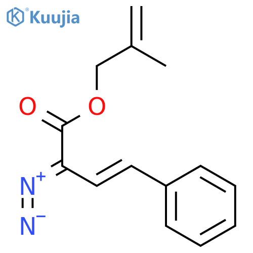 3-BUTENOIC ACID, 2-DIAZO-4-PHENYL-, 2-METHYL-2-PROPENYL ESTER structure