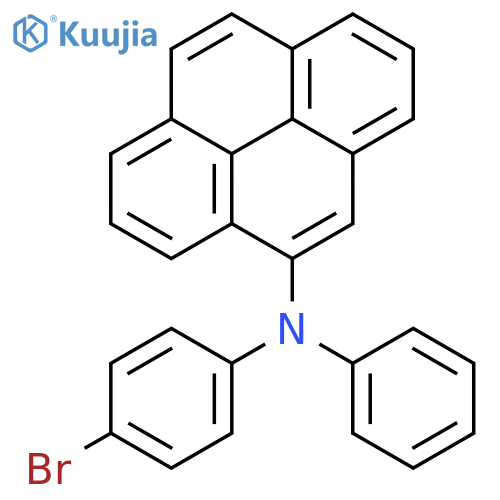 4-Pyrenamine, N-(4-bromophenyl)-N-phenyl- structure