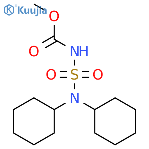 Carbamic acid, [(dicyclohexylamino)sulfonyl]-, methyl ester structure
