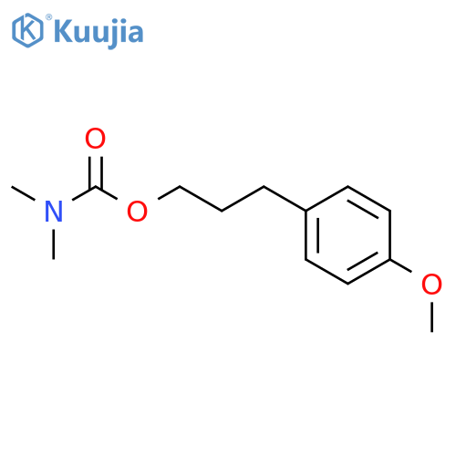 CARBAMIC ACID, DIMETHYL-, 3-(4-METHOXYPHENYL)PROPYL ESTER structure