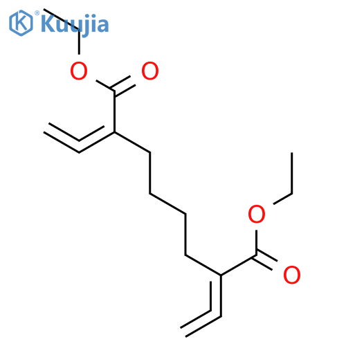 Octanedioic acid, 2,7-diethenylidene-, diethyl ester structure