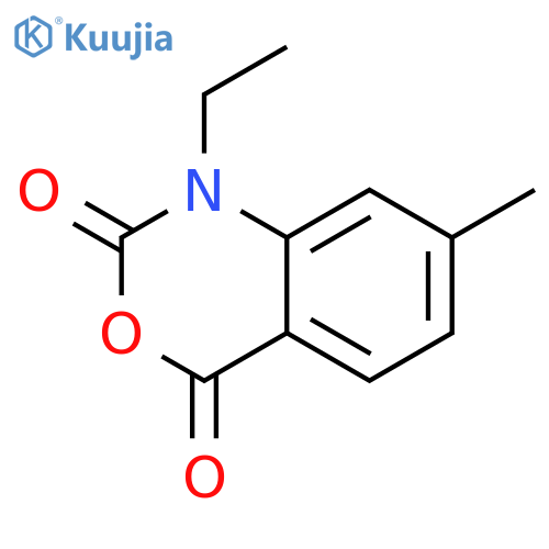 2H-3,1-BENZOXAZINE-2,4(1H)-DIONE, 1-ETHYL-7-METHYL- structure