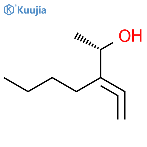 2-HEPTANOL, 3-ETHENYLIDENE-, (2S)- structure