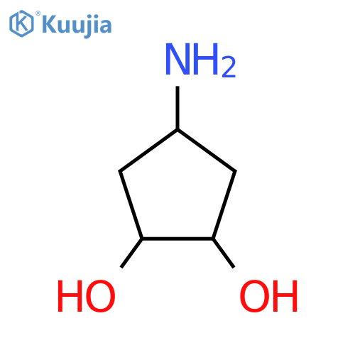4-Aminocyclopentane-1,2-diol structure