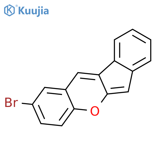 Benz[b]indeno[1,2-e]pyran, 2-bromo- structure