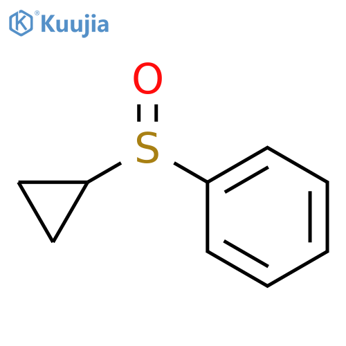 Benzene, (cyclopropylsulfinyl)- structure