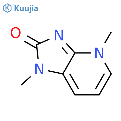 2H-Imidazo[4,5-b]pyridin-2-one, 1,4-dihydro-1,4-dimethyl- structure