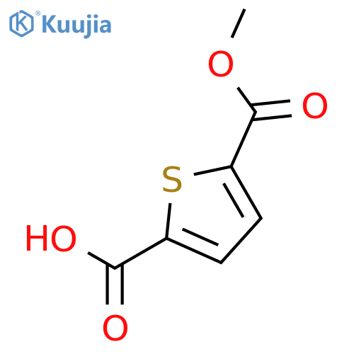 5-(Methoxycarbonyl)thiophene-2-carboxylic acid structure