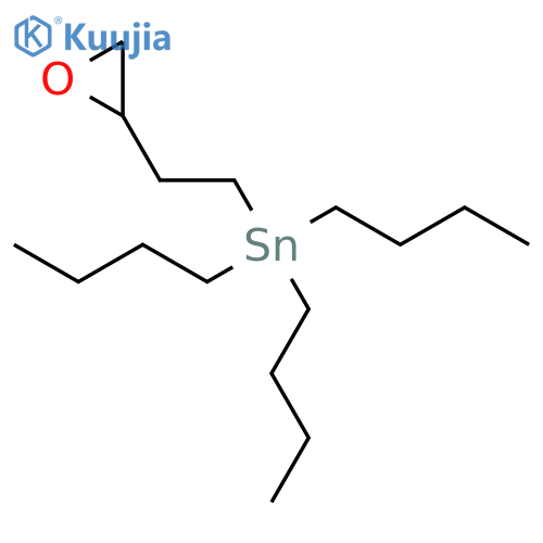 Stannane, tributyl(2-oxiranylethyl)- structure