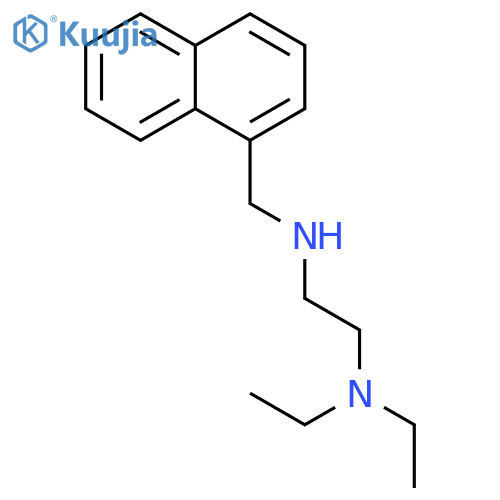 N,N-diethyl-N'-(naphthalen-1-ylmethyl)ethane-1,2-diamine structure