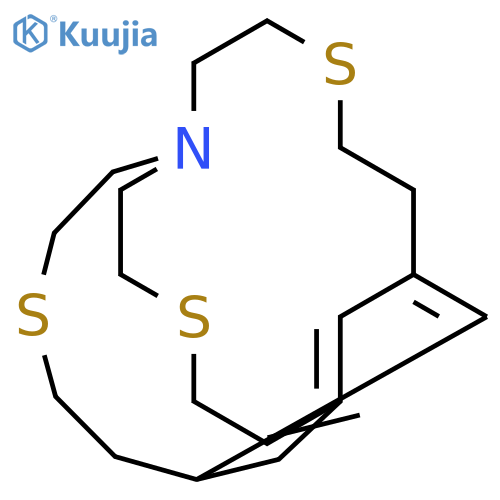 6,12,19-TRITHIA-9-AZATRICYCLO[7.7.5.13,15]DOCOSA-1,3(22),15-TRIENE structure