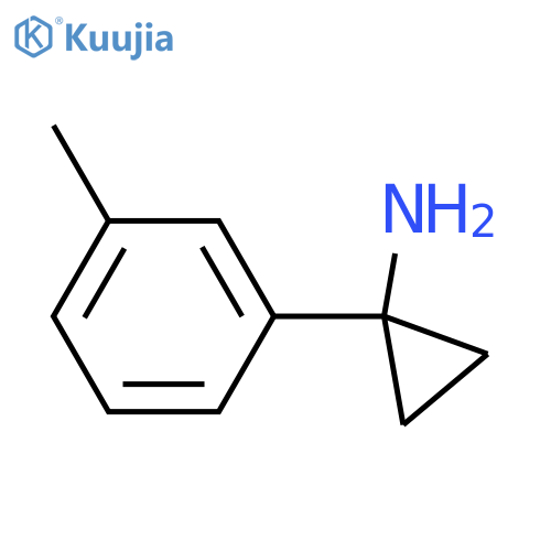 1-(3-methylphenyl)cyclopropan-1-amine structure