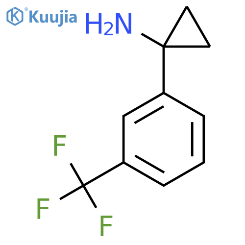 1-(3-(Trifluoromethyl)phenyl)cyclopropanamine structure
