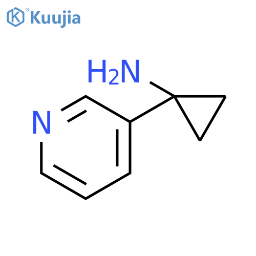1-(3-pyridyl)cyclopropanamine structure