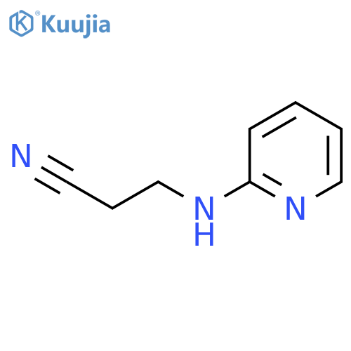 3-(2-pyridinylamino)-Propanenitrile structure