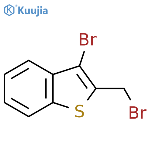 3-bromo-2-(bromomethyl)-1-benzothiophene structure