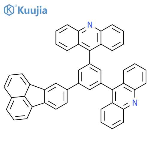ACRIDINE, 9,9'-[5-(8-FLUORANTHENYL)-1,3-PHENYLENE]BIS- structure