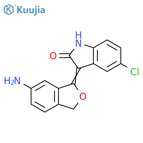 2H-Indol-2-one,3-(6-amino-1(3H)-isobenzofuranylidene)-5-chloro-1,3-dihydro- structure