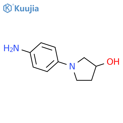 1-(4-AMINOPHENYL)-3-PYRROLIDINOL structure