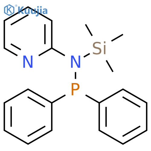 PHOSPHINOUS AMIDE, P,P-DIPHENYL-N-2-PYRIDINYL-N-(TRIMETHYLSILYL)- structure