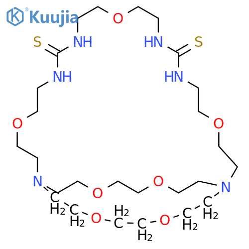 4,12,20,26,29,34,37-HEPTAOXA-1,7,9,15,17,23-HEXAAZABICYCLO[21.8.8]NONATRIACONTANE-8,16-DITHIONE structure