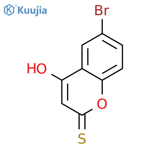 6-bromo-4-hydroxy-2H-chromene-2-thione structure