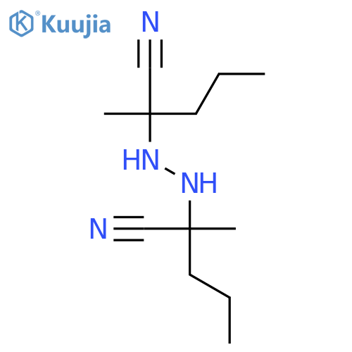 PENTANENITRILE, 2,2'-HYDRAZOBIS[2-METHYL- structure