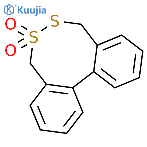 Dibenzo[d,f][1,2]dithiocin, 5,8-dihydro-, 6,6-dioxide structure