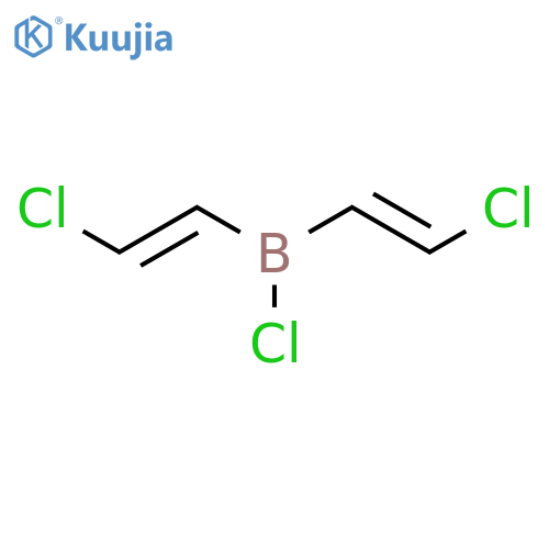 Chlorobis(2-chloroethenyl)borane structure