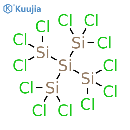 Trisilane, 1,1,1,3,3,3-hexachloro-2,2-bis(trichlorosilyl)- structure