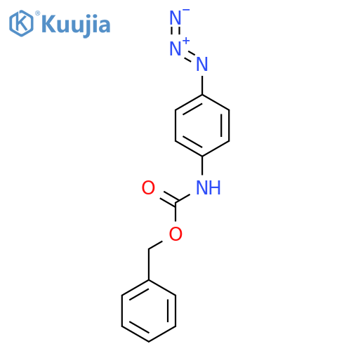 benzyl N-(4-azidophenyl)carbamate structure