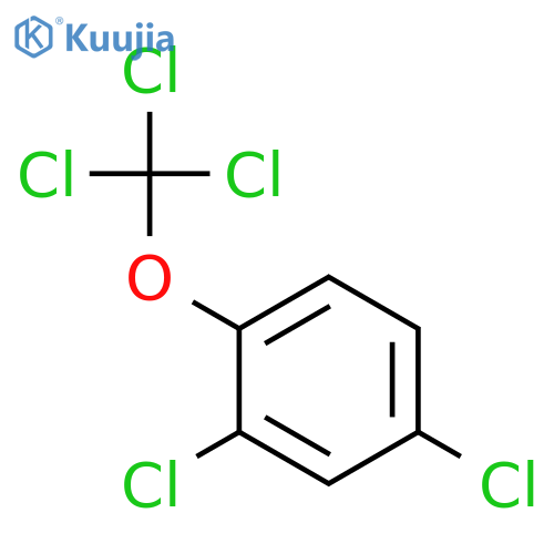 BENZENE, 2,4-DICHLORO-1-(TRICHLOROMETHOXY)- structure