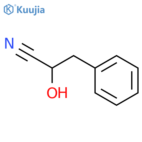 2-Hydroxy-3-phenylpropanenitrile structure