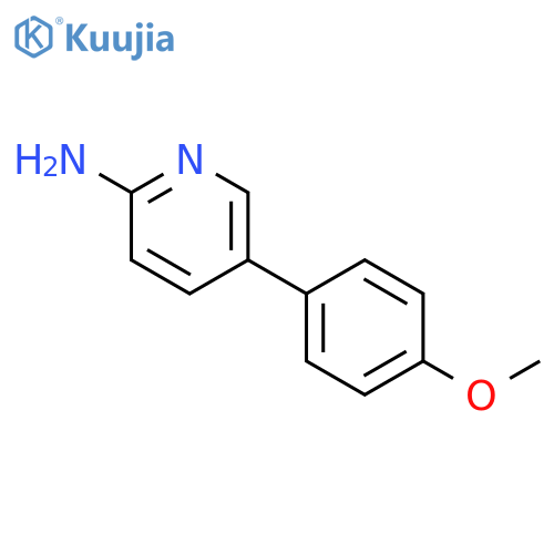 5-(4-Methoxyphenyl)-2-pyridinamine structure