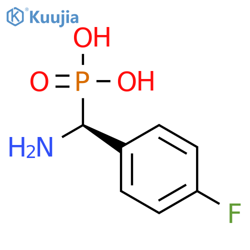 Phosphonic acid, [(S)-amino(4-fluorophenyl)methyl]- structure