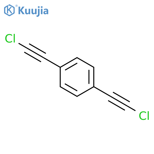 Benzene, 1,4-bis(chloroethynyl)- structure