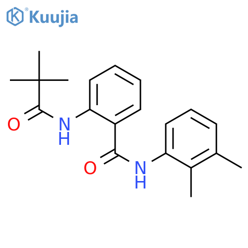 N-(2,3-Dimethyl-phenyl)-2-(2,2-dimethyl-propionylamino)-benzamide structure