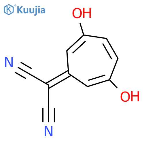 PROPANEDINITRILE, (3,6-DIHYDROXY-2,4,6-CYCLOHEPTATRIEN-1-YLIDENE)- structure